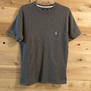 Polo Ralph Lauren grey men’s waffle knit thermal short sleeve shirt